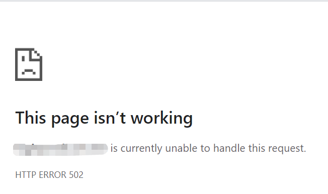 HTTP ERROR 502是什么意思？